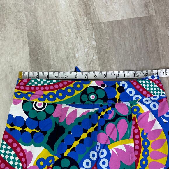 J.Crew Tie-back tulip skirt in Ratti kaleidoscope floral #L7939 size 6 Career - Picture 4 of 9